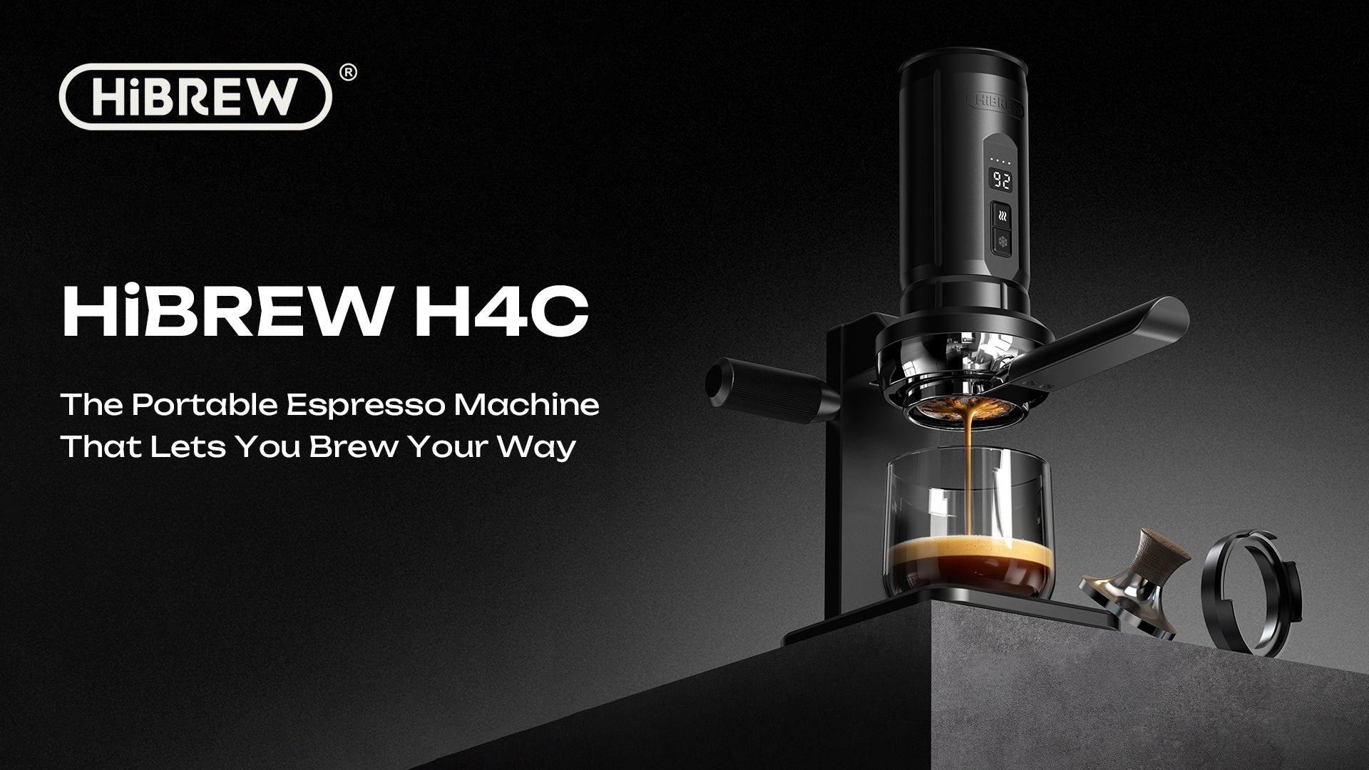 HiBREW H4C: The Portable Espresso Machine That Lets You Brew Your Way