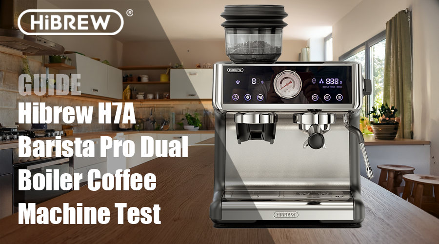 Hibrew H7A Barista Pro Dual Boiler Coffee Machine Test