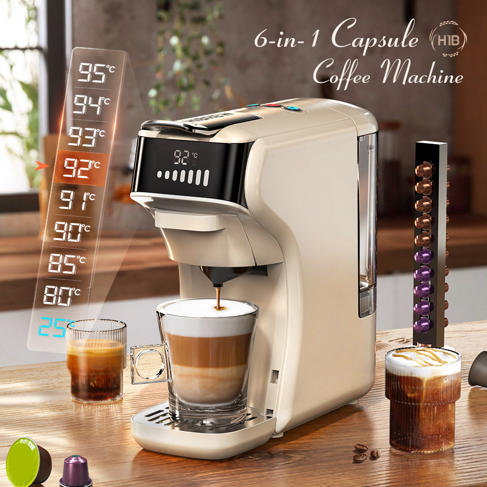آلة صنع قهوة كبسولة 6 في 1 من HiBREW H1B