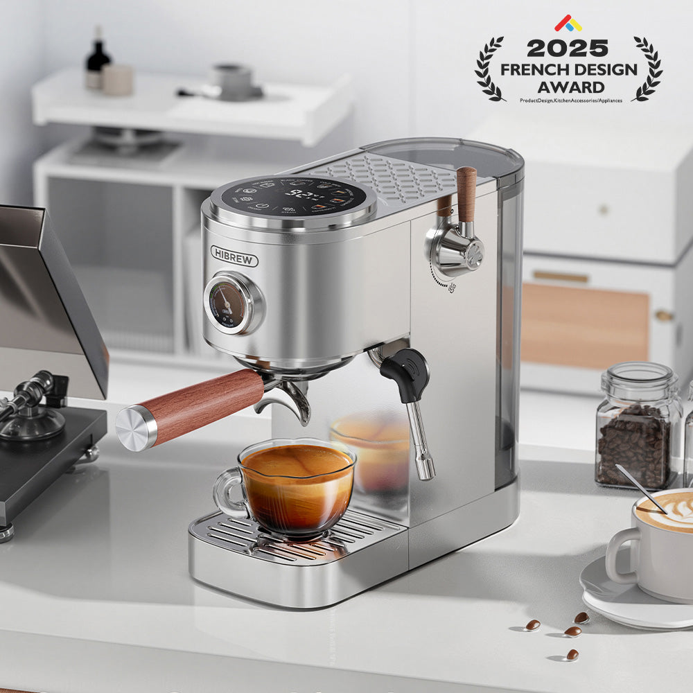 HiBREW Dual Boiler Espresso Machine with Interactive Touchscreen H13
