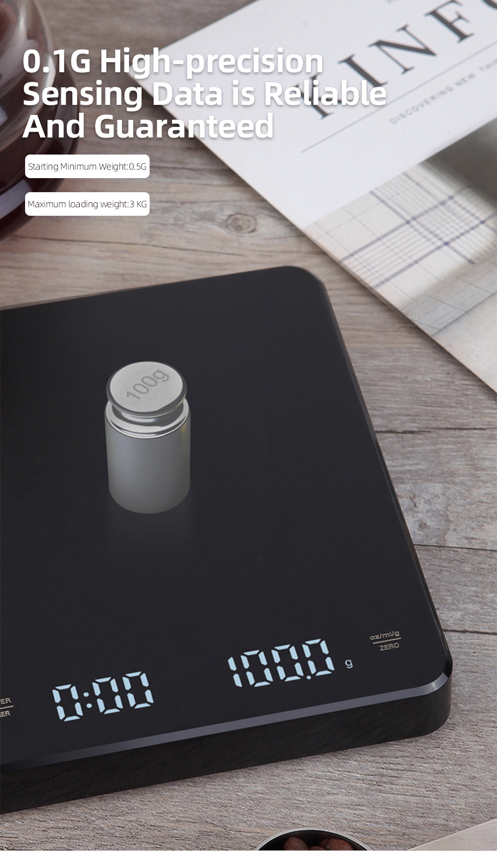 Porta-filtro HiBREW de 58 mm com alça para pó de café sem fundo para H10A