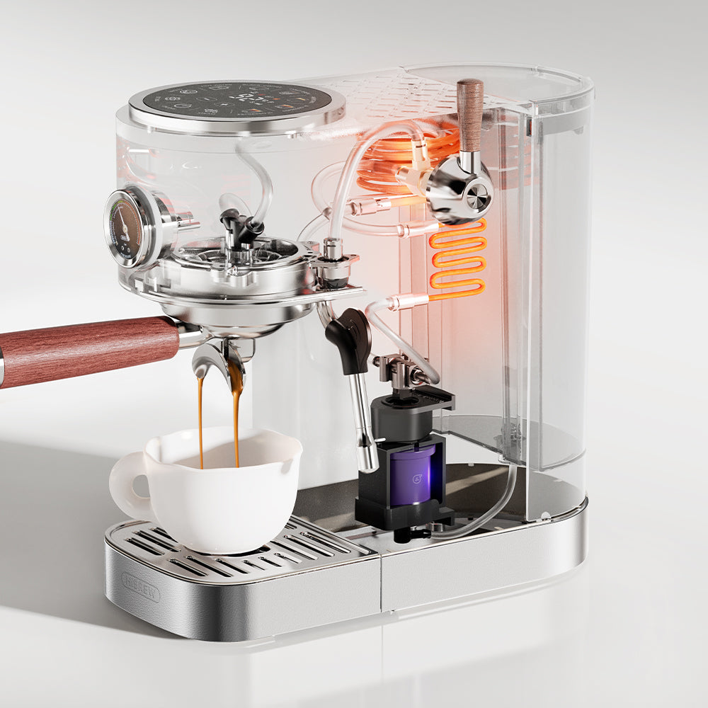 HiBREW Dual Boiler Espresso Machine with Interactive Touchscreen H13