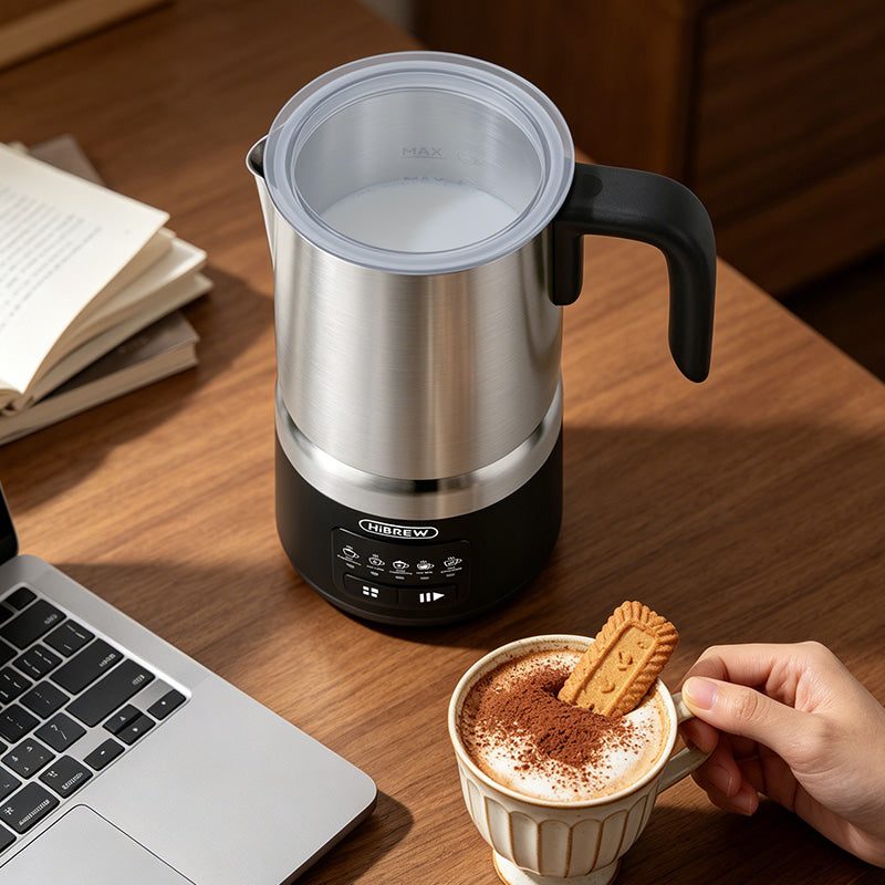 HiBREW M4A 5-in-1 Automatic Milk Frother & Warmer (600W)