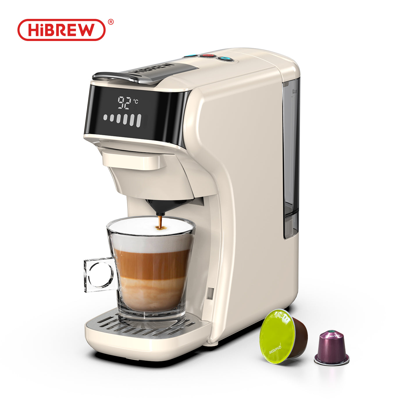 آلة صنع قهوة كبسولة 6 في 1 من HiBREW H1B