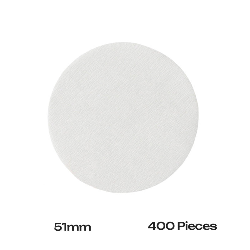 Round Coffee Paper Filters 51mm 58mm for HiBREW Espresso Maker, Unbleached Disposable Puck Screen Paper for Espresso Portafilter Basket