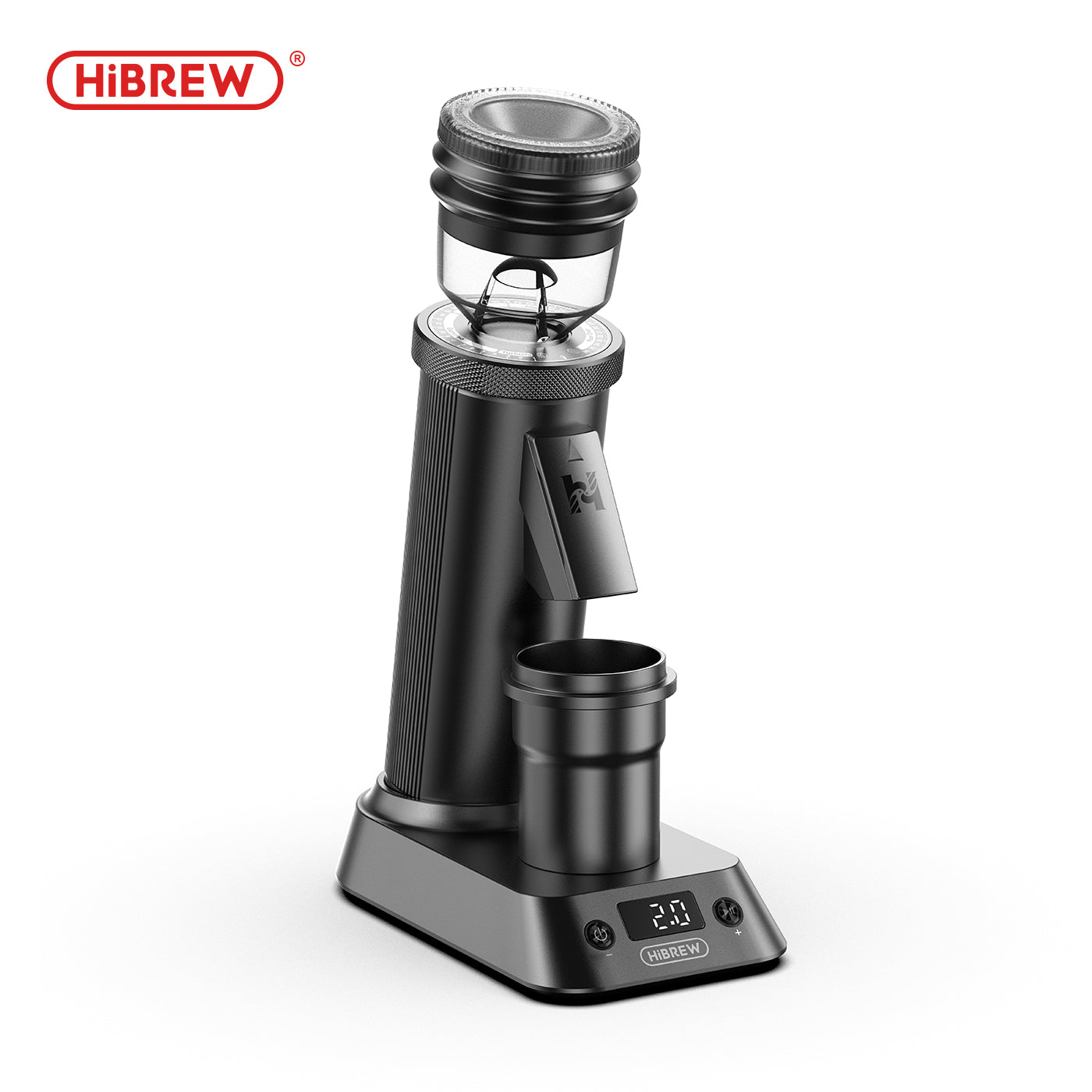 HiBREW G5 Plus Coffee Grinder | 48mm Burr Grinder with Digital Timer