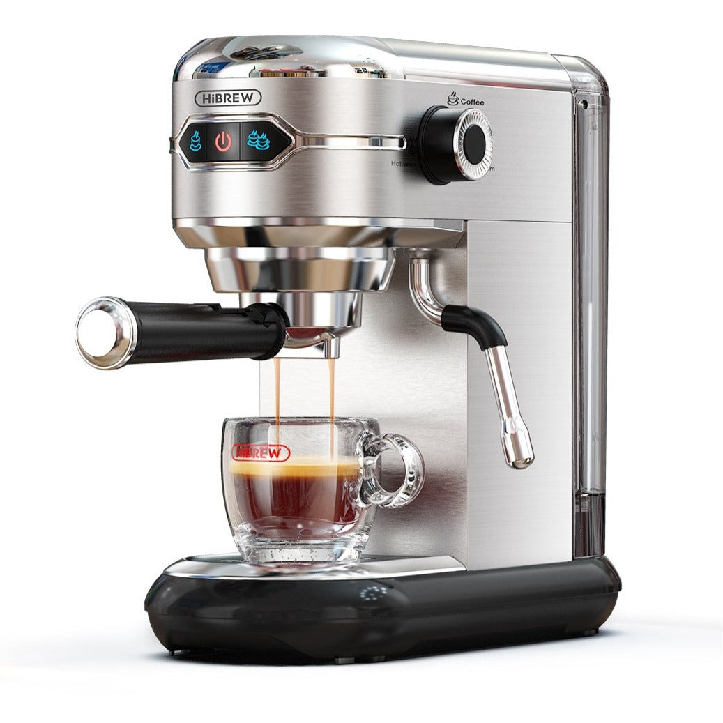 HiBREW H11 Sliver Coffee Machine Cafetera 19 Bar inox Semi Automatic