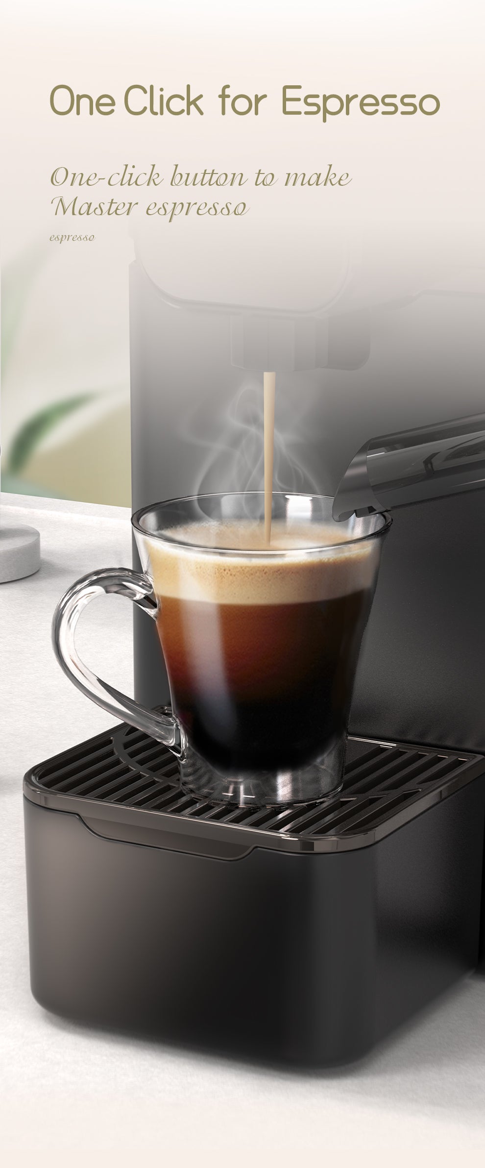 آلة صنع قهوة كبسولة HiBREW Nes H15