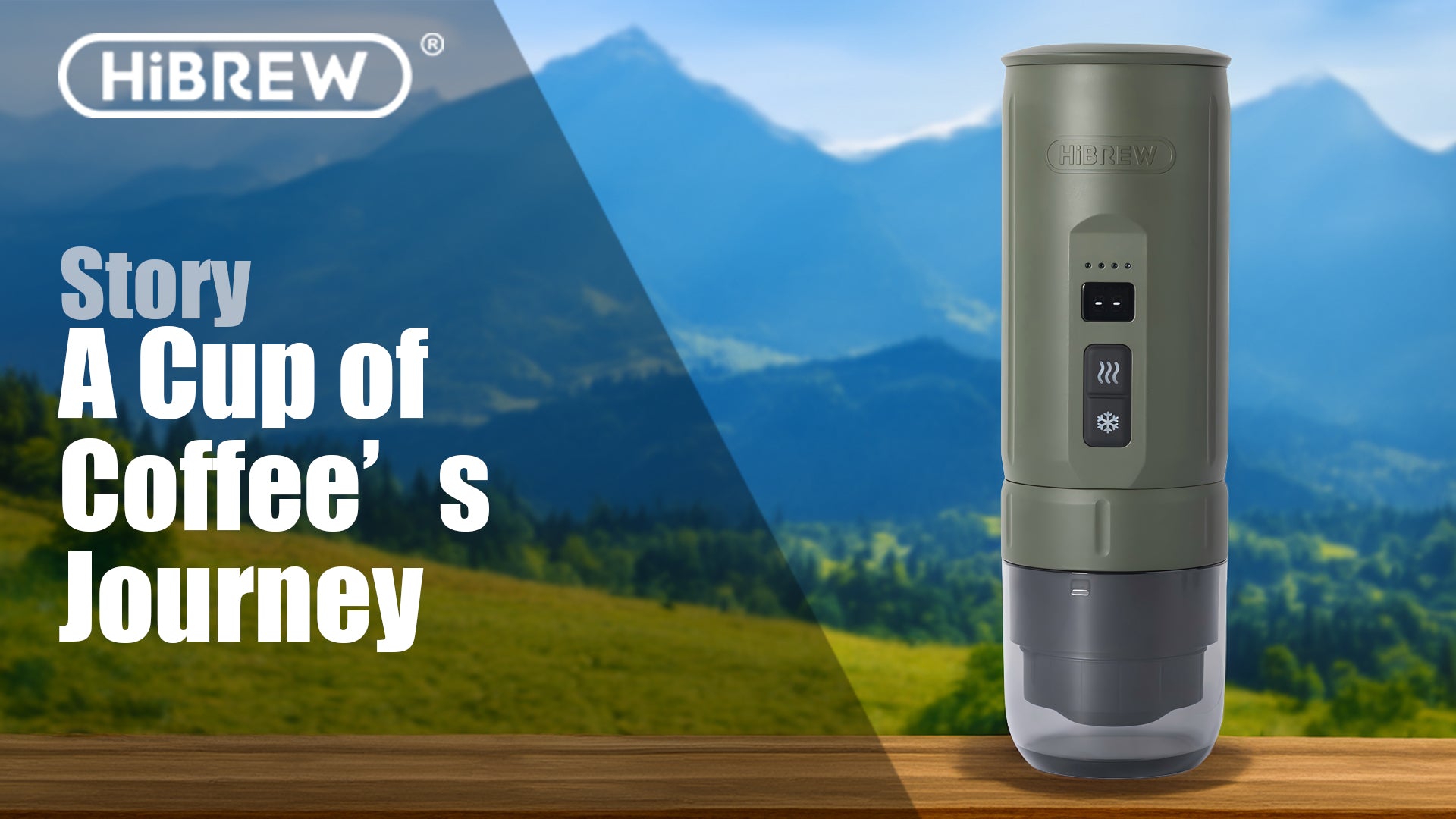 A Cup of Coffee’s Journey: Discovering the Warmth of HiBREW H4C Among Mountains and Lakes