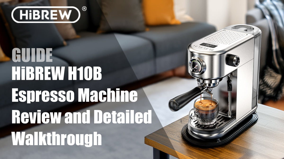 Machine Review HiBREW H10B Espresso Machine Review and Detailed Walkthrough
