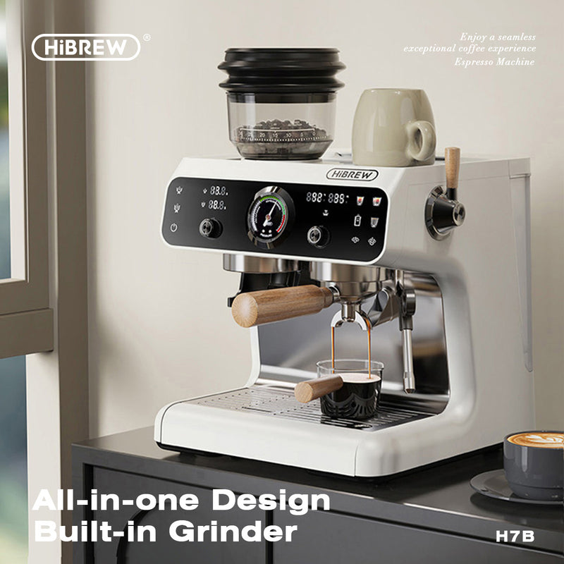 HiBREW H7B Espresso Machine with Grinder