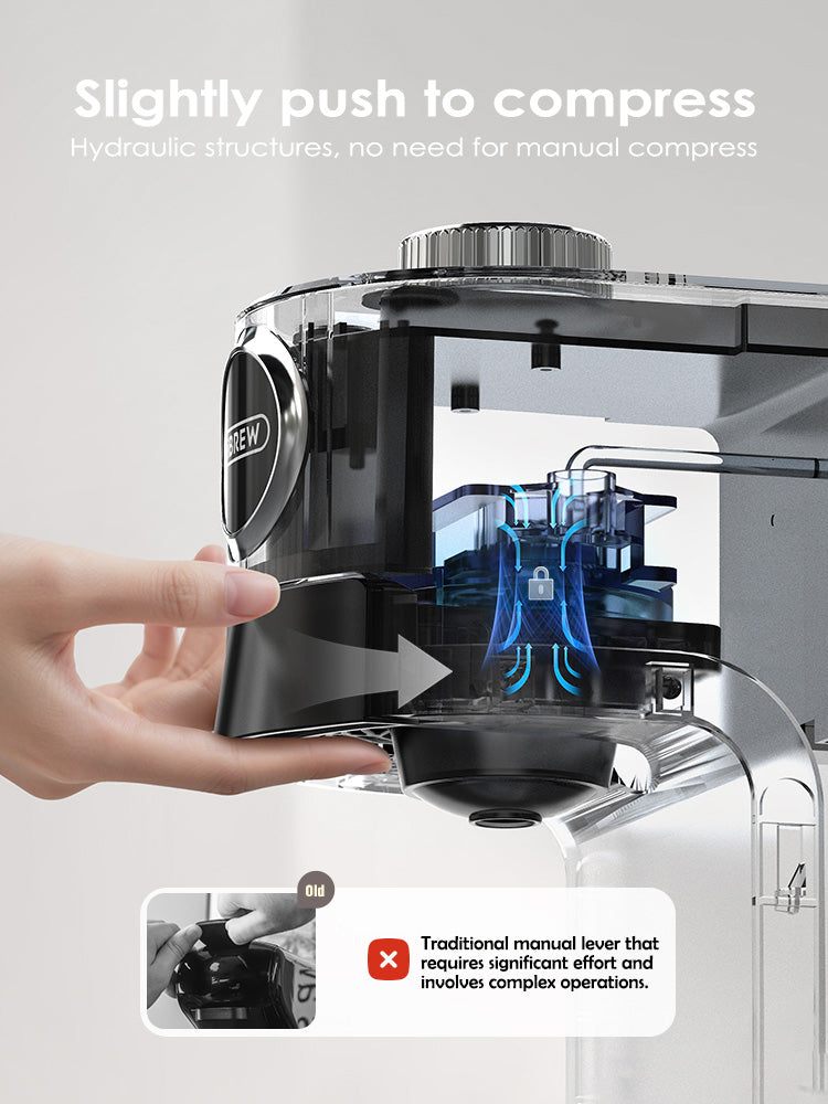 HiBREW H3C Coffee Machine – 3-in-1 Capsule Freedom with 7-Level Temperature Control