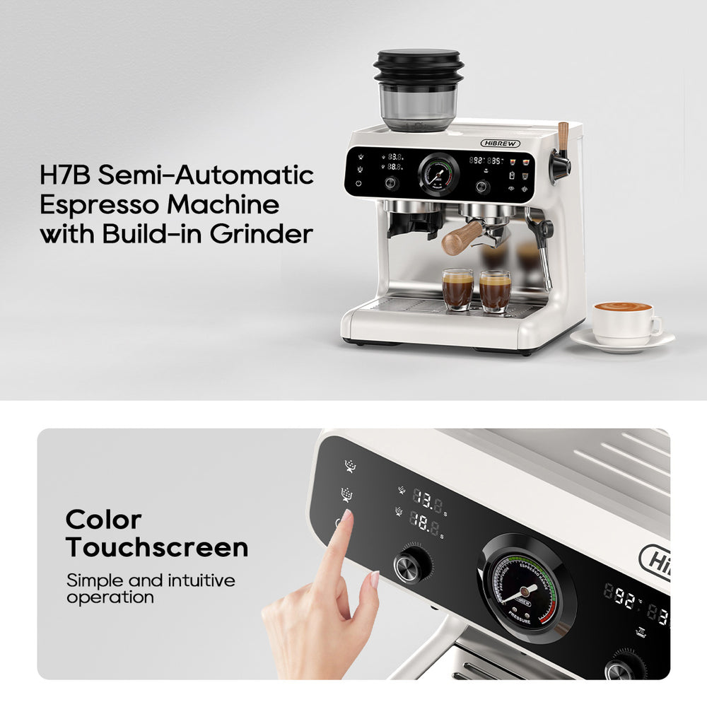 HiBREW H7B Espresso Machine with Grinder