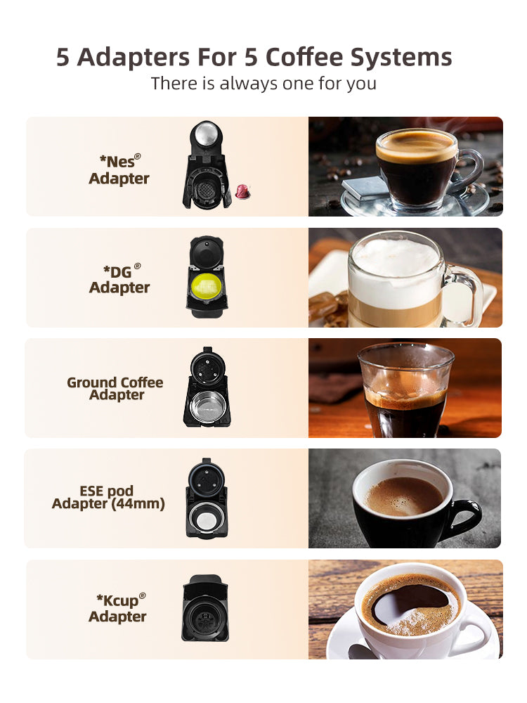 HiBREW 5 in 1 Kapselkaffeemaschine H2B
