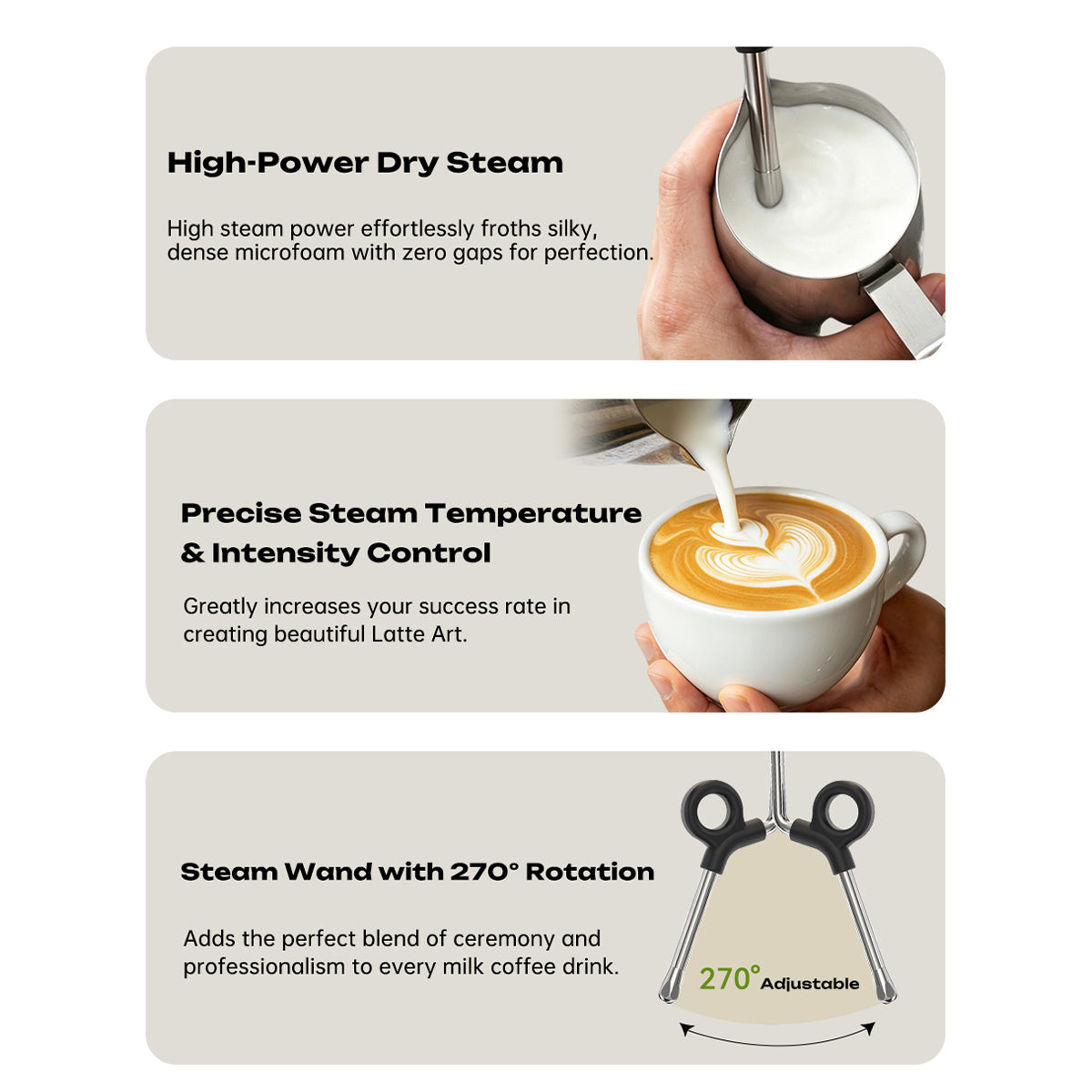 HiBrew H10B Plus Espresso Machine Professional PID & OPV Coffee Maker
