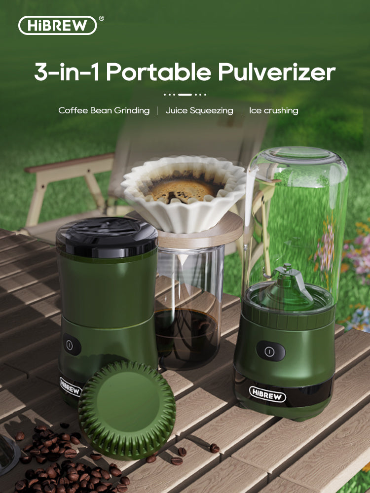 HiBREW Portable 3in1 Electric Coffee Grinder 2000mAh  G2