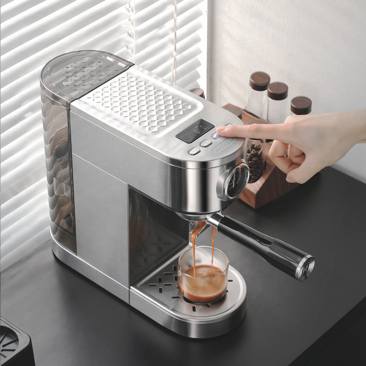 HiBrew H10B Plus Espresso Machine Professional PID & OPV Coffee Maker