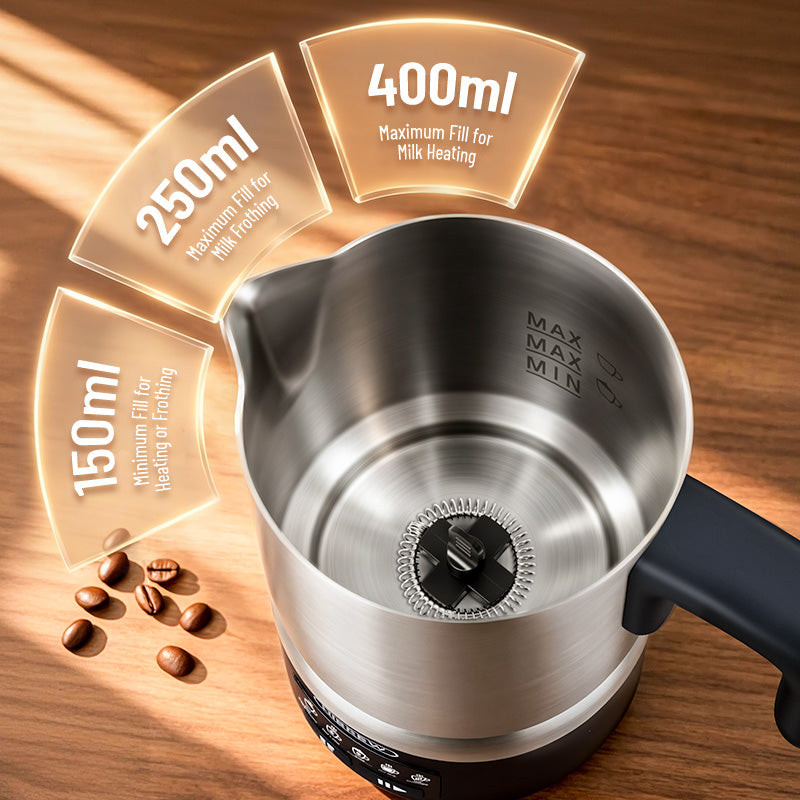 HiBREW M4A 5-in-1 Automatic Milk Frother & Warmer (600W)
