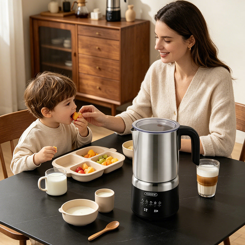 HiBREW M4A 5-in-1 Automatic Milk Frother & Warmer (600W)