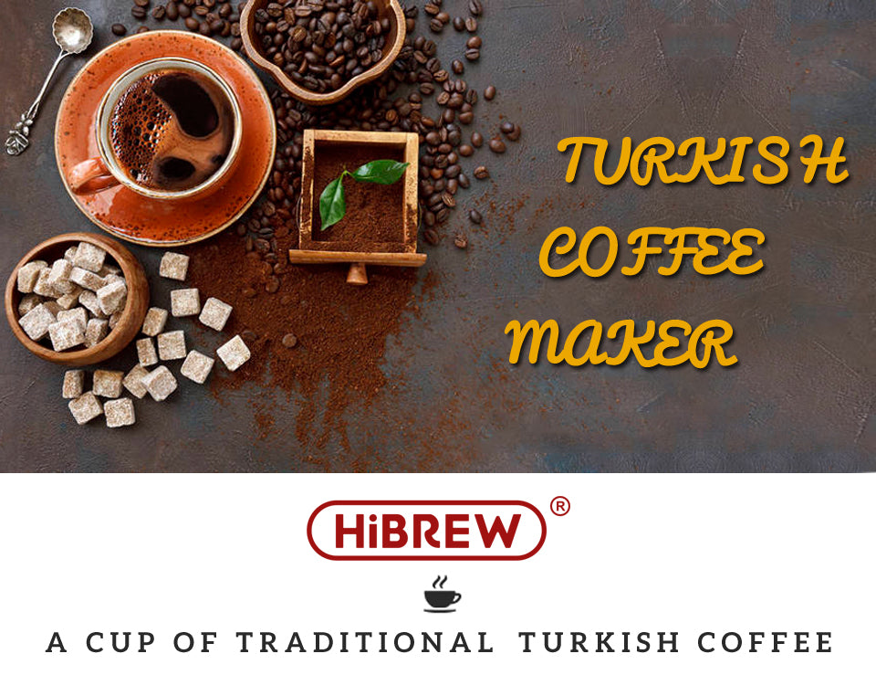HiBREW Automatic Turkish Coffee Machine Electric Pot AC 220~240V Ground Coffee Maker H9