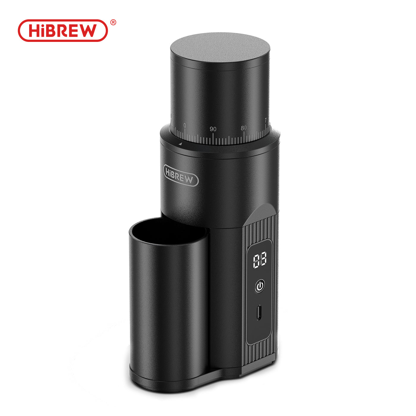 HIBREW G3 Kaffeemühle Elektrisch - 31 Präzisionsstufen Für Espresso, French Press, Türkisch & Mehr