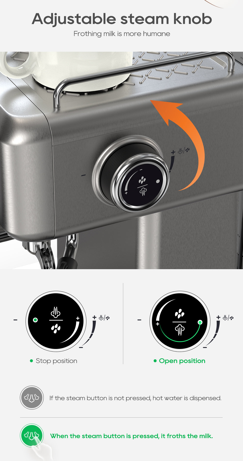 HiBREW Semi-automatic Coffee Machine H10A