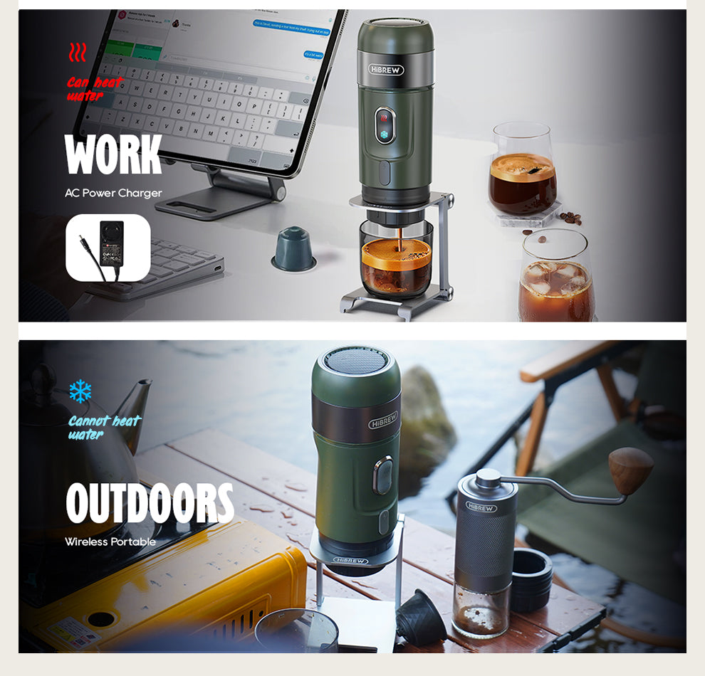 HiBREW Wireless Electric Portable  Coffee Machine H4B