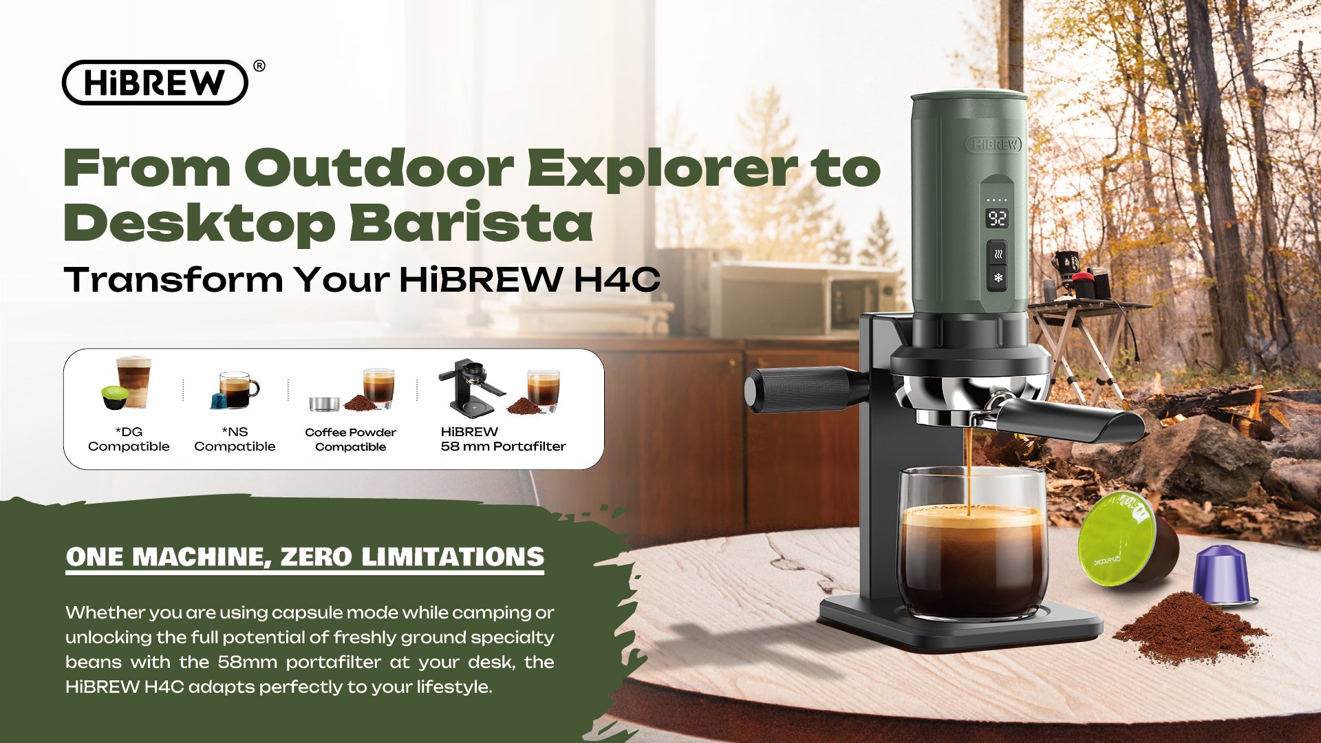 HiBREW Official Store | Home & Portable Espresso Machines, Grinders