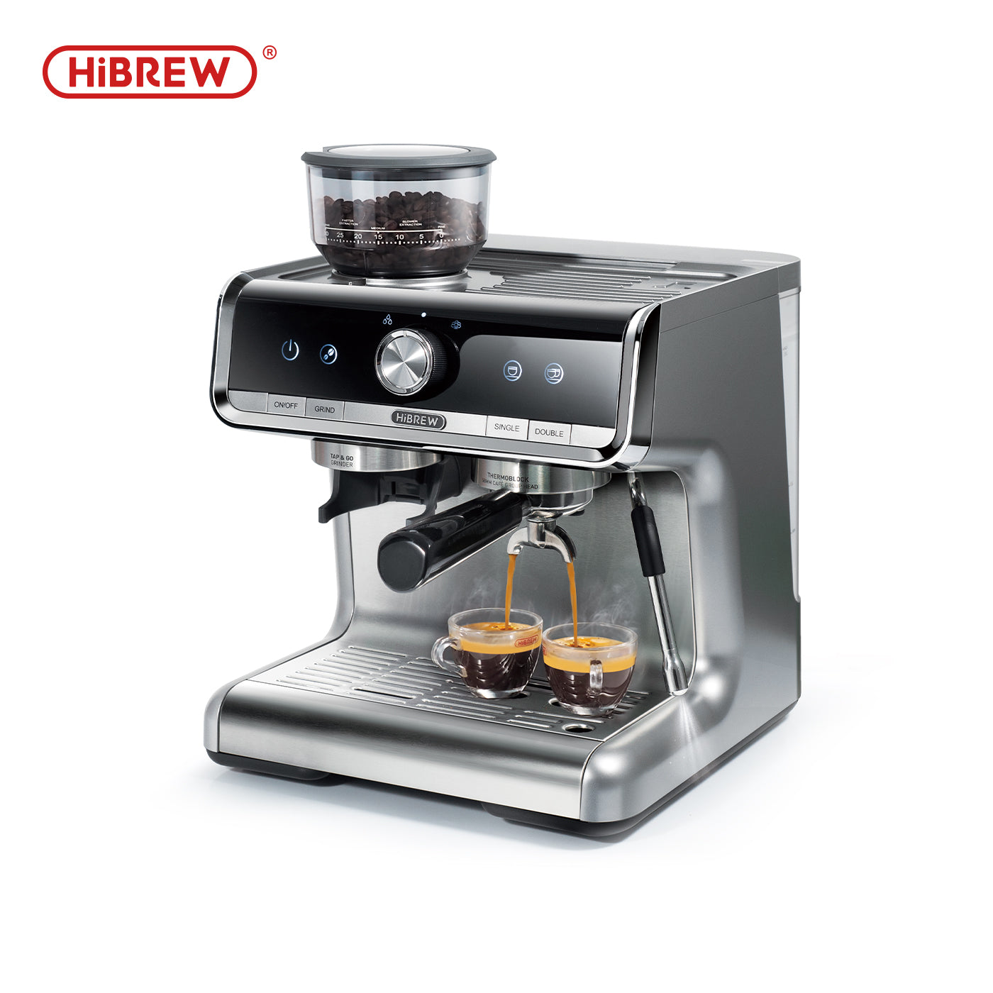 HiBREW Barista Pro 20Bar  Coffee Machine with Full Kit  H7