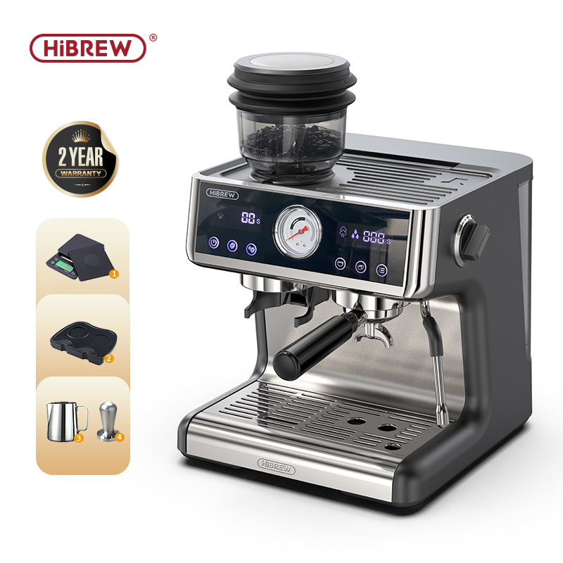 HiBREW Barista Pro 20Bar Bohnen-zu-Espresso-Kaffeemaschine H7A