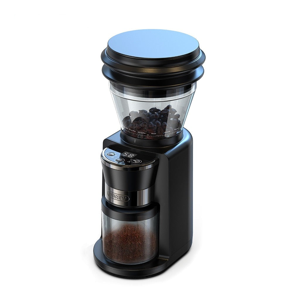 HiBREW G4A Portable Manual Coffee Grinder, 36mm Core, Metal Powder