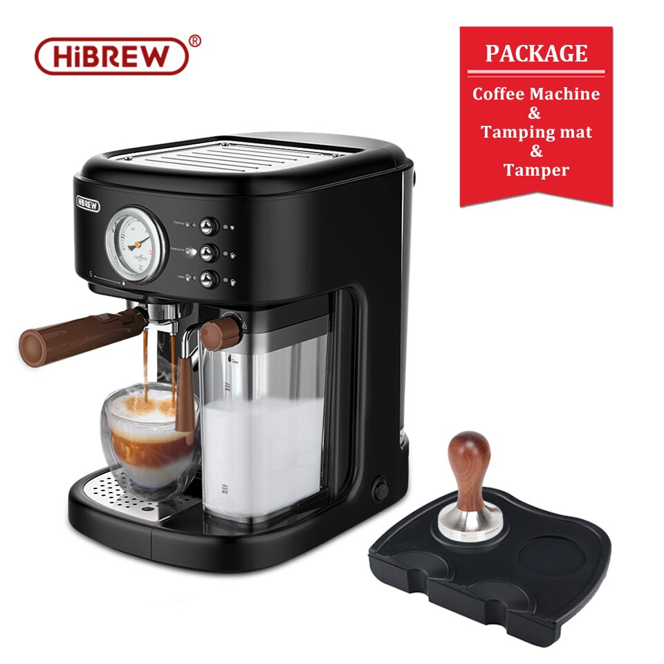 HiBREW Halbautomatische Kaffeemaschine H8A 