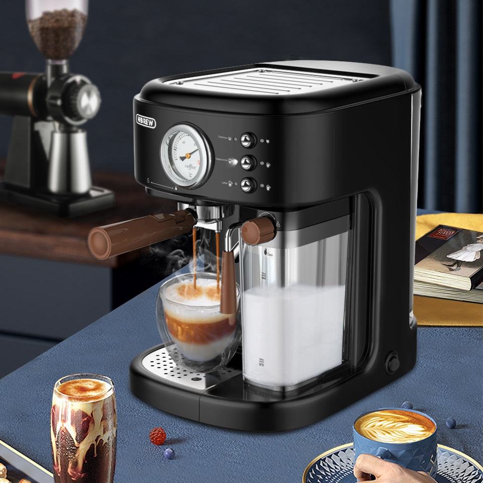 HiBREW Halbautomatische Kaffeemaschine H8A 